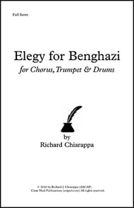 Elegy for Benghazi (for Chorus) Instrumental Parts choral sheet music cover Thumbnail
